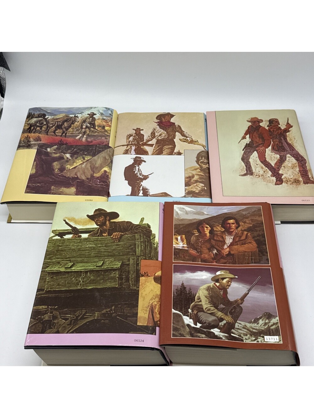 The Sacketts Complete Volumes 1-5 Hardcover Book Set Louis L'Amour Western - Picture 6 of 6
